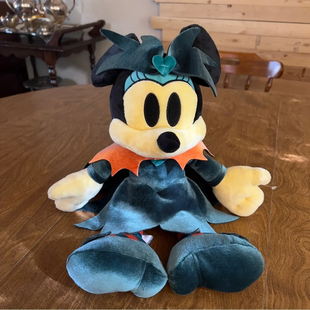 Disney Parks Happy Halloween Collection Minnie Mouse Plush Stuffed Toy Animal